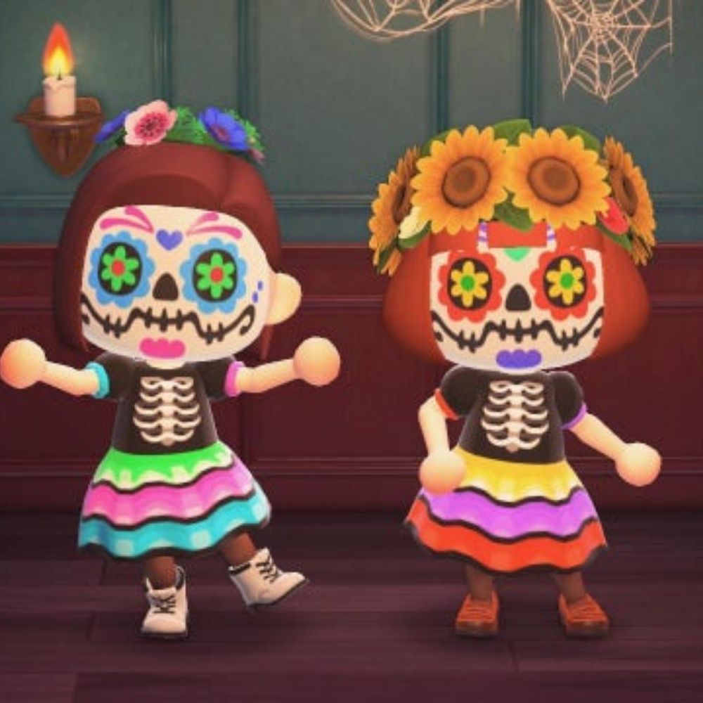 Animal Crossing New Horizons  - Маска конфетного черепа
