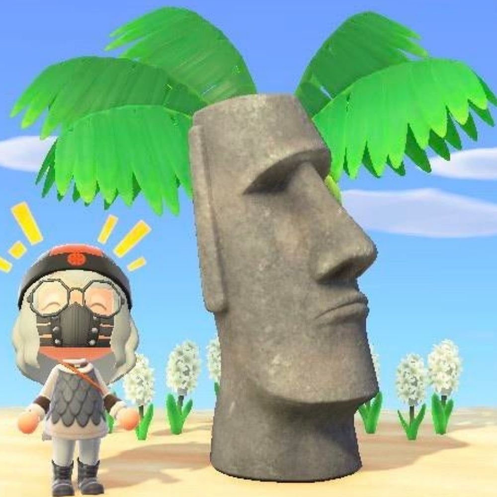 Animal Crossing New Horizons  - Статуя Моаи