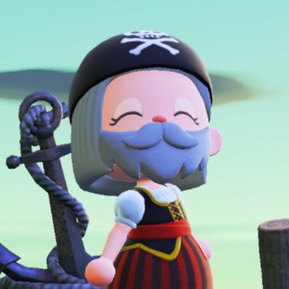 Animal Crossing New Horizons  - Пиратская борода