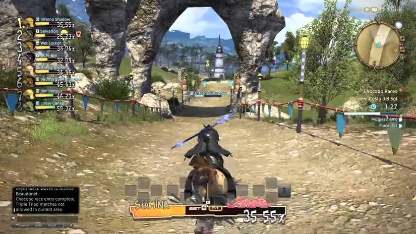 Chokabo Racing's How To Train And Race Chocobos In Final Fantasy XIV