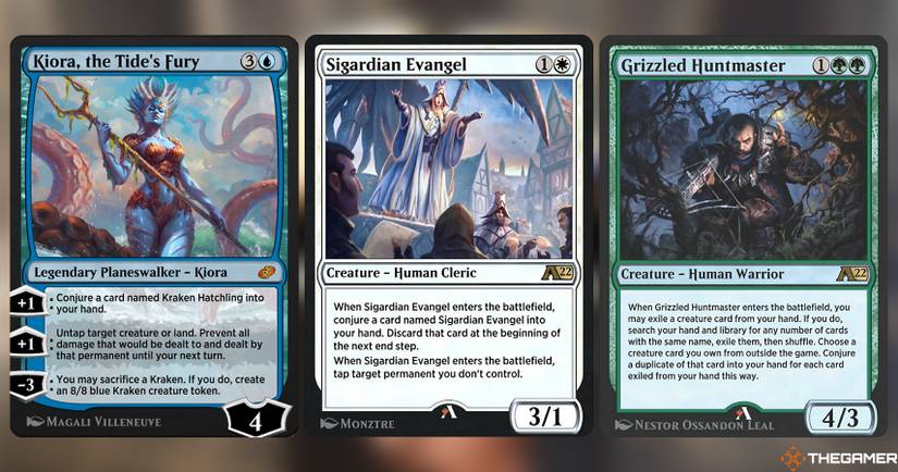 mtg conjure cards MTG Designer Hints At Paper Return Of Digital Alchemy Mechanic