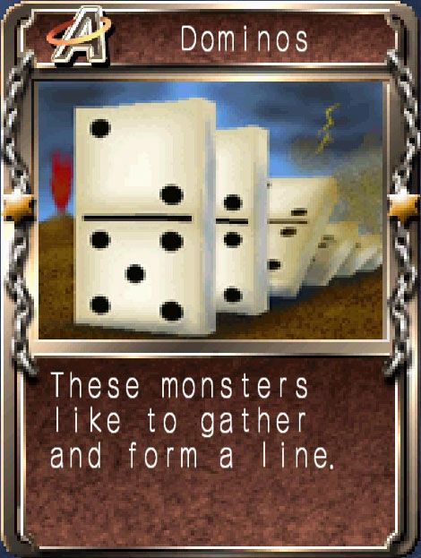 Monster Rancher 2 dominoes