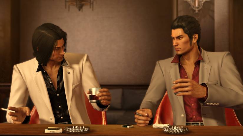 Nishiki and Kiryu in Yakuza Kiwami