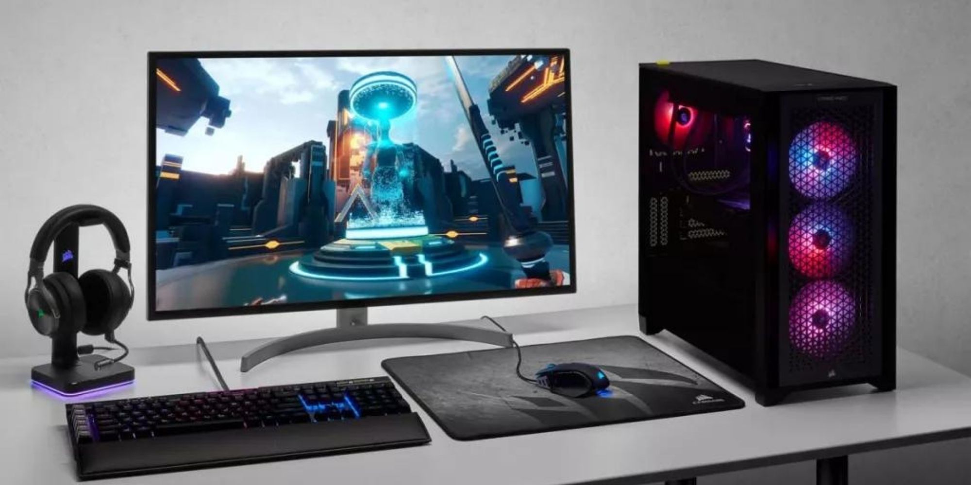 Official Promo image from Corsair of PC setup