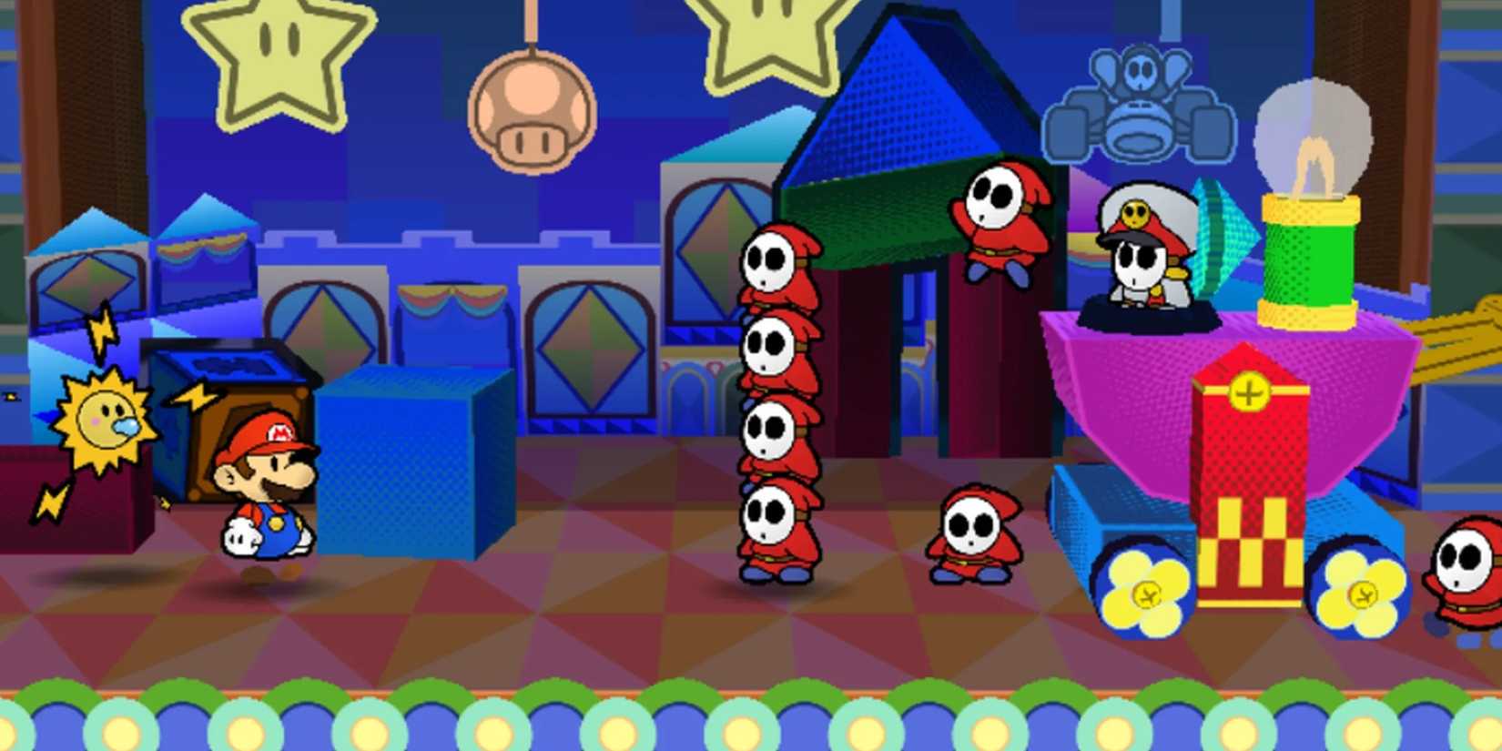 A screenshot of an HD mod for Paper Mario.