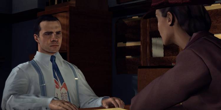 L.A. Noire Elsa speaks to Kelso about her suspicions