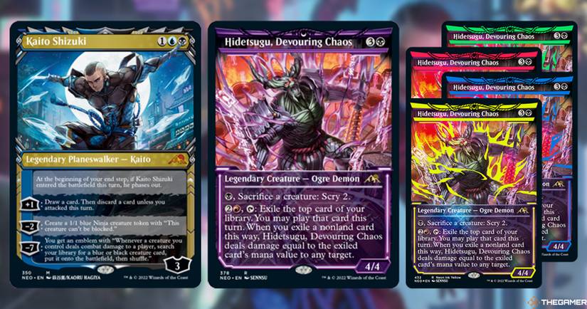 cyberpunk mtg cards Here Is Our First Look At Magic The Gathering's Cyberpunk Set, Kamigawa:  Neon Dynasty
