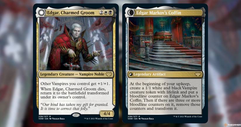 MTG Edgar Charmed Groom Vampire Commander EDH Deck – Complete 100-Card Rares