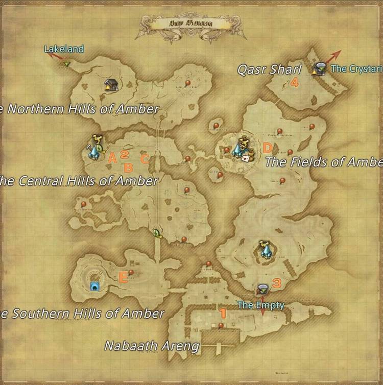Every Amh Araeng Aether Current Location In Final Fantasy XIV ...