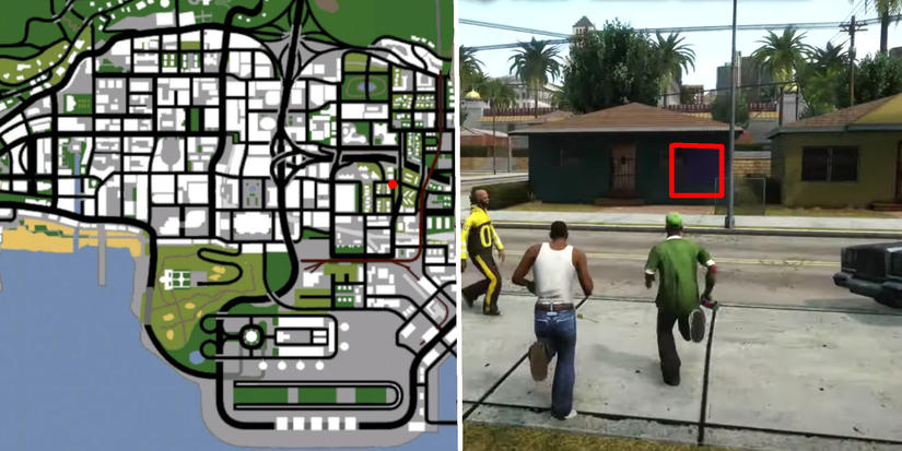 GTA San Andreas Idlewood Tag Location 2 Featuring CJ