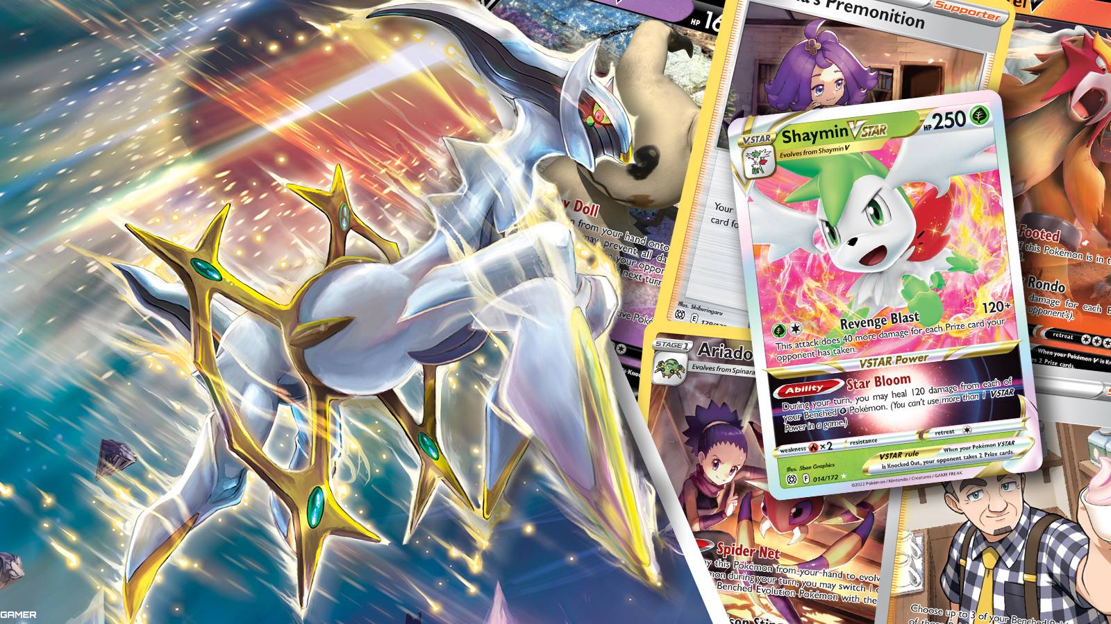 Exclusive Pokemon TCG Sword & Shield: Brilliant Stars Card Previews - Shaymin VSTAR, Mimikyu V, Entei V, And More Exclusive Pokemon TCG Sword & Shield: Brilliant Stars Card Previews - Shaymin VSTAR, Mimikyu V, Entei V, And More