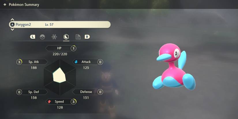 Pokemon Legends Arceus Porygon2 Stats