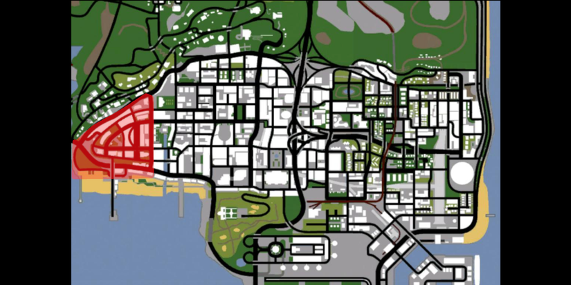 GTA San Andreas Rodeo Map