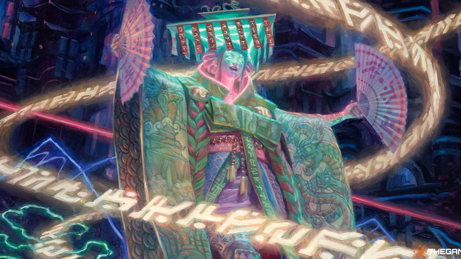 Magic: The Gathering Sunblade Samurai (039) - Foil Card From Kamigawa: Neon Dynasty - View #4