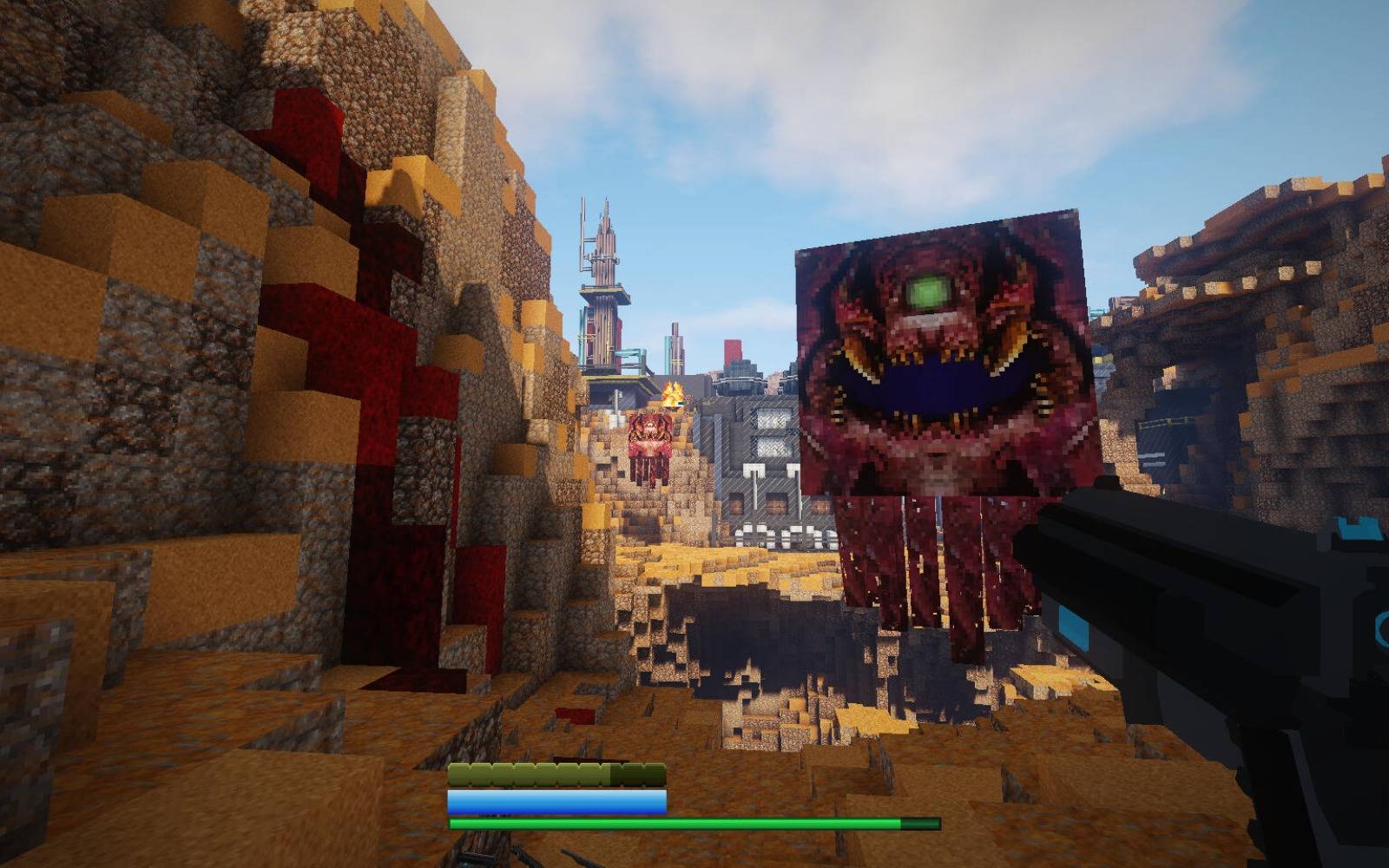 Creepers And Shotguns Image Minecraft Doom Mod For Doom 1280x780