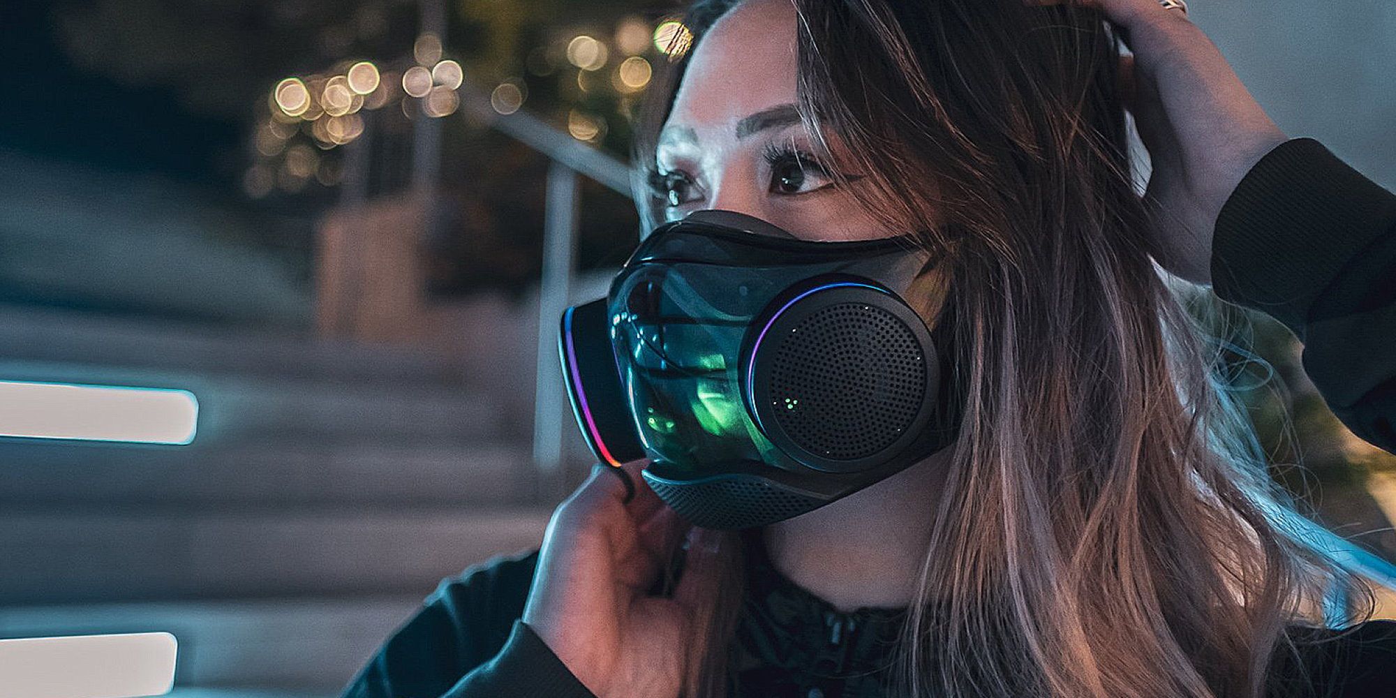 【希少】Razer Zephyr ゲーミングマスク レイザー ゼファー 1680万色に光るゲーミングマスク「Razer Zephyr」にPro登場―N95