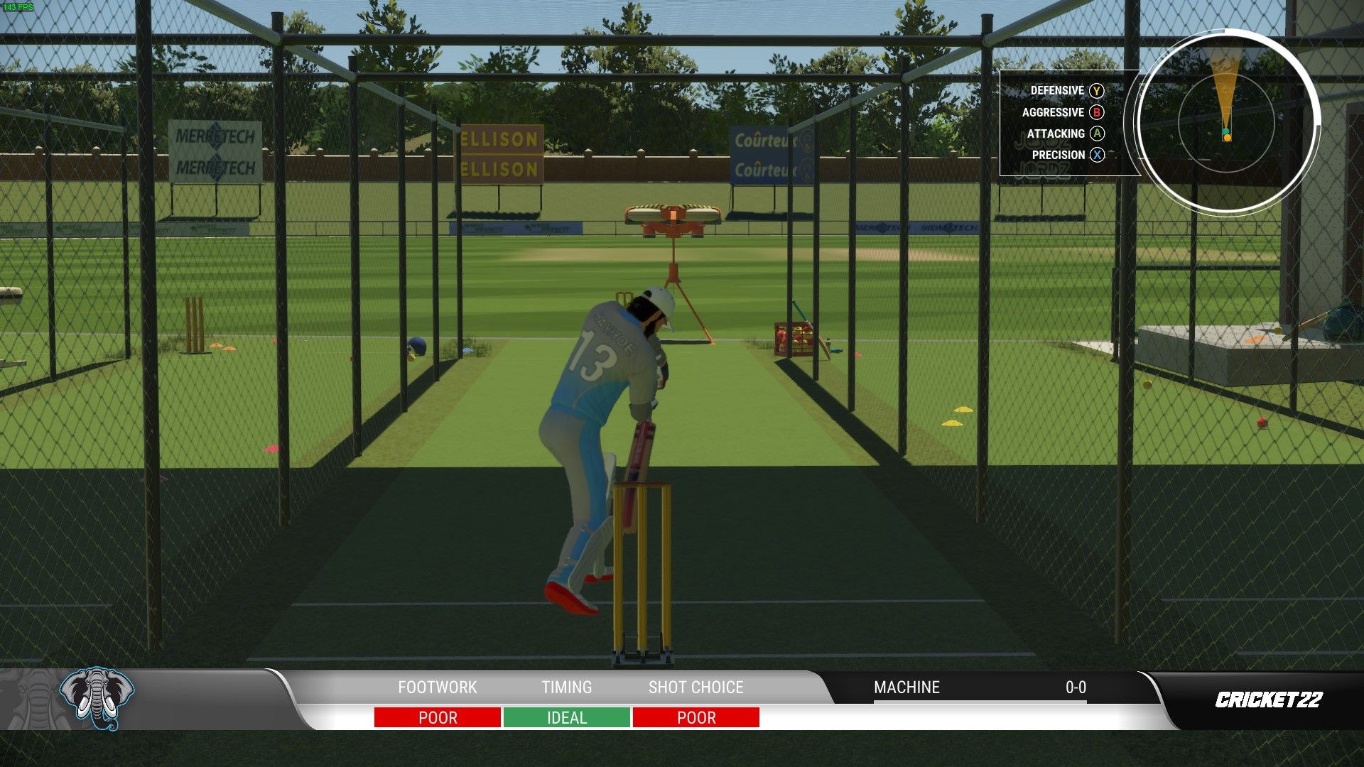 CRICKET 22 NETS TRAINING