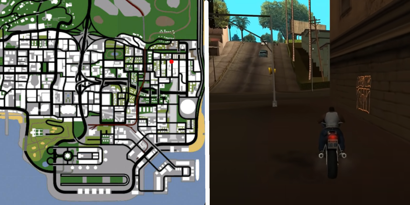 GTA San Andreas East Los Santos Tag Location 1