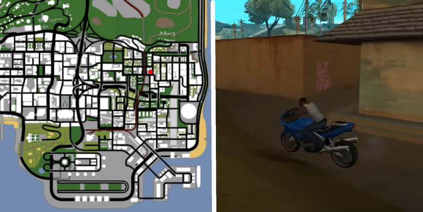 GTA San Andreas Tag Location East Los Santos 11
