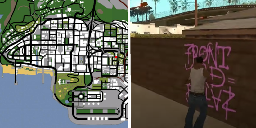 GTA San Andreas Tag Location Idlewood 3