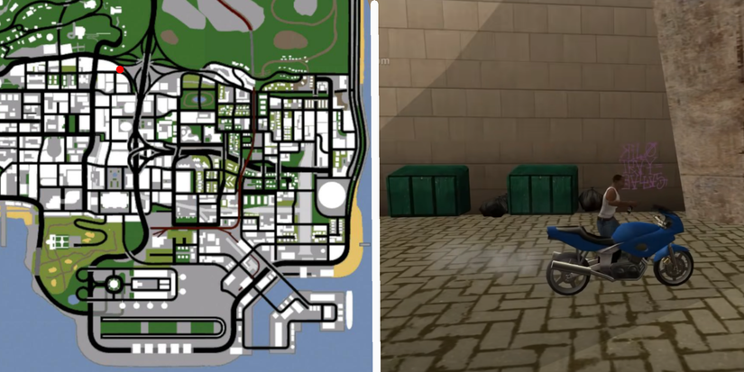 GTA San Andreas Tag Location Mulholland 2