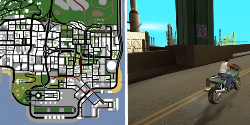 GTA San Andreas Tag Location Ocean Docks 3