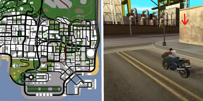 GTA San Andreas Tag Location Ocean Docks 6