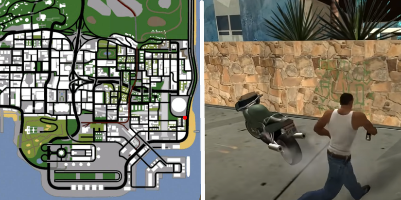 GTA San Andreas Tag Location Playa del Seville 3