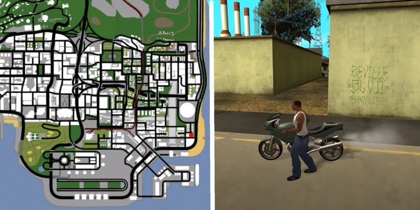GTA San Andreas Tag Location Playa del Seville 4