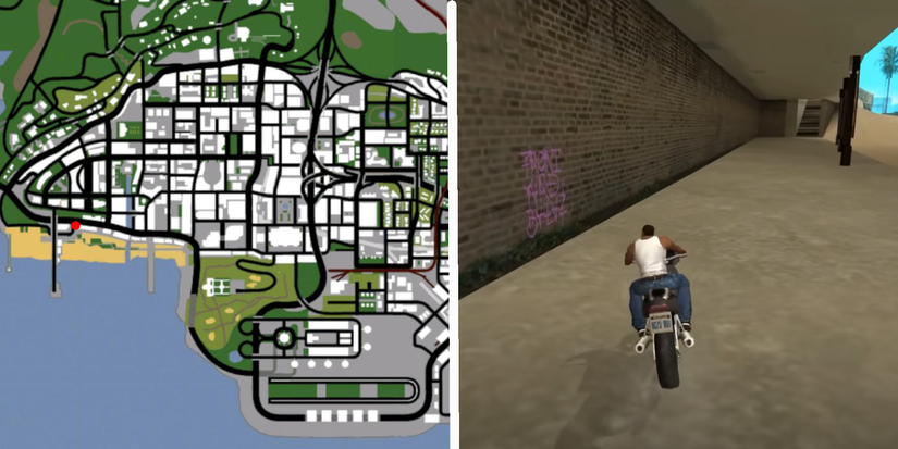 GTA San Andreas Tag Santa Maria Beach 1