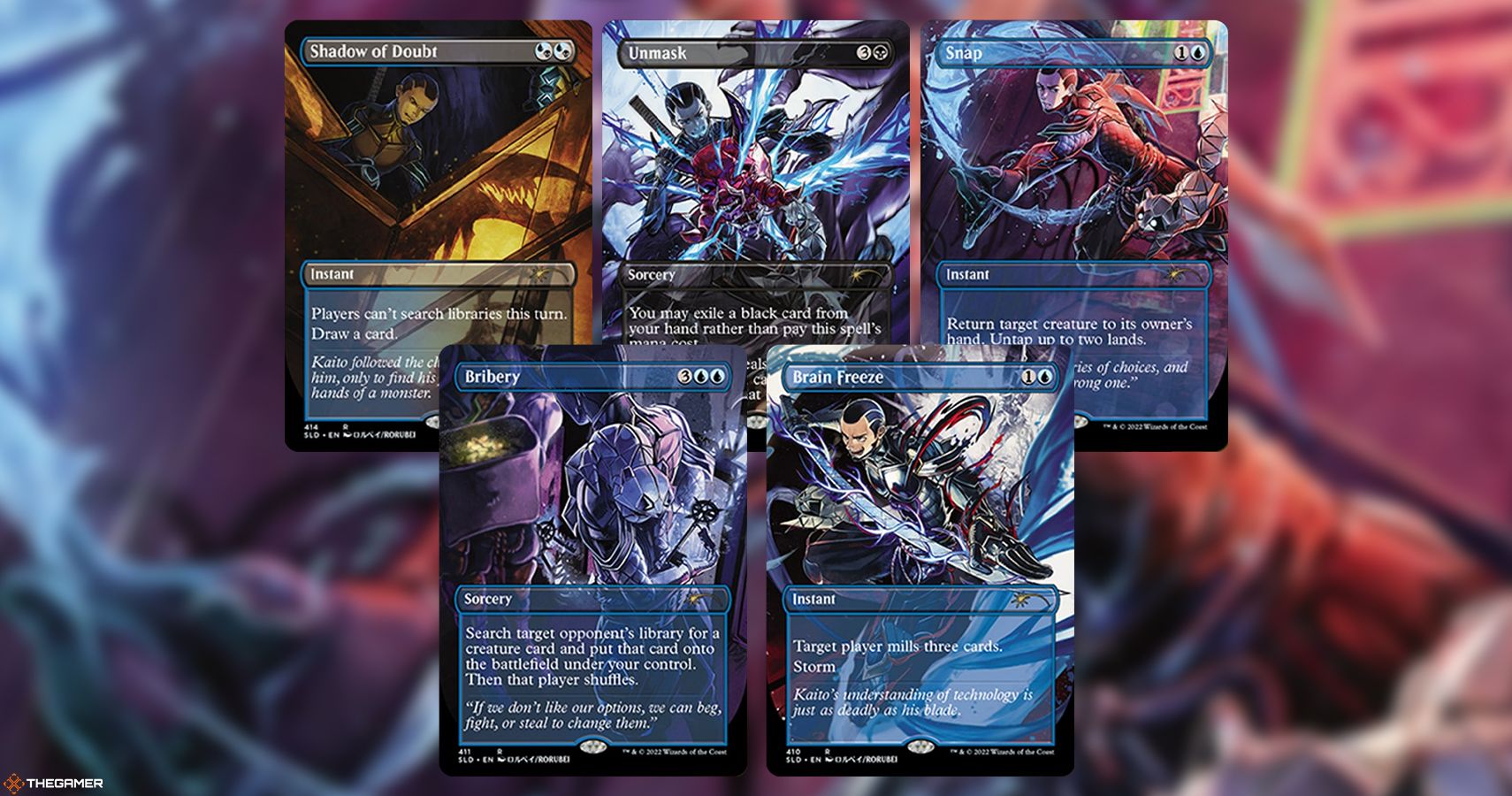 Tarkir Dragonstorm Mtg Secret Lair Kaito Shizuki Foil, Hobbies