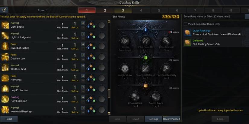 Lost Ark Paladin Holy Skills