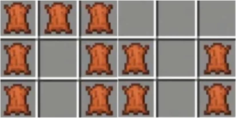 Minecraft Leather Pants And Boots Crafting Recipes