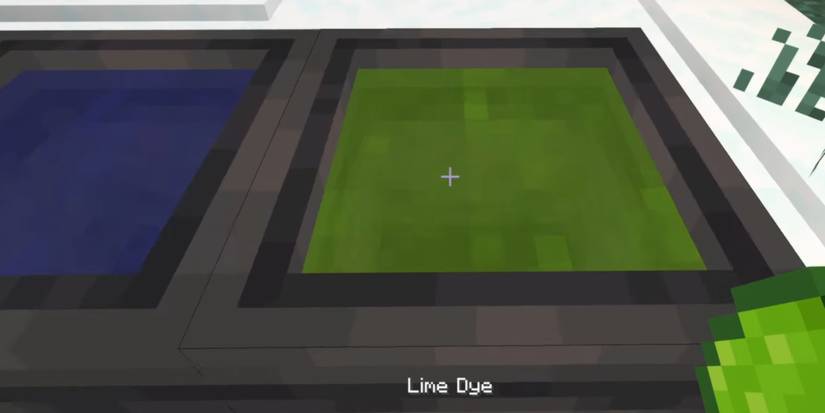 Minecraft Lime Dye Inside Cauldron