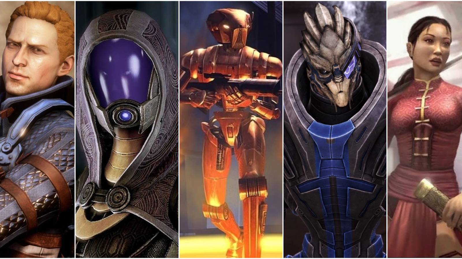 Every BioWare Game, Ranked By Their Companions
