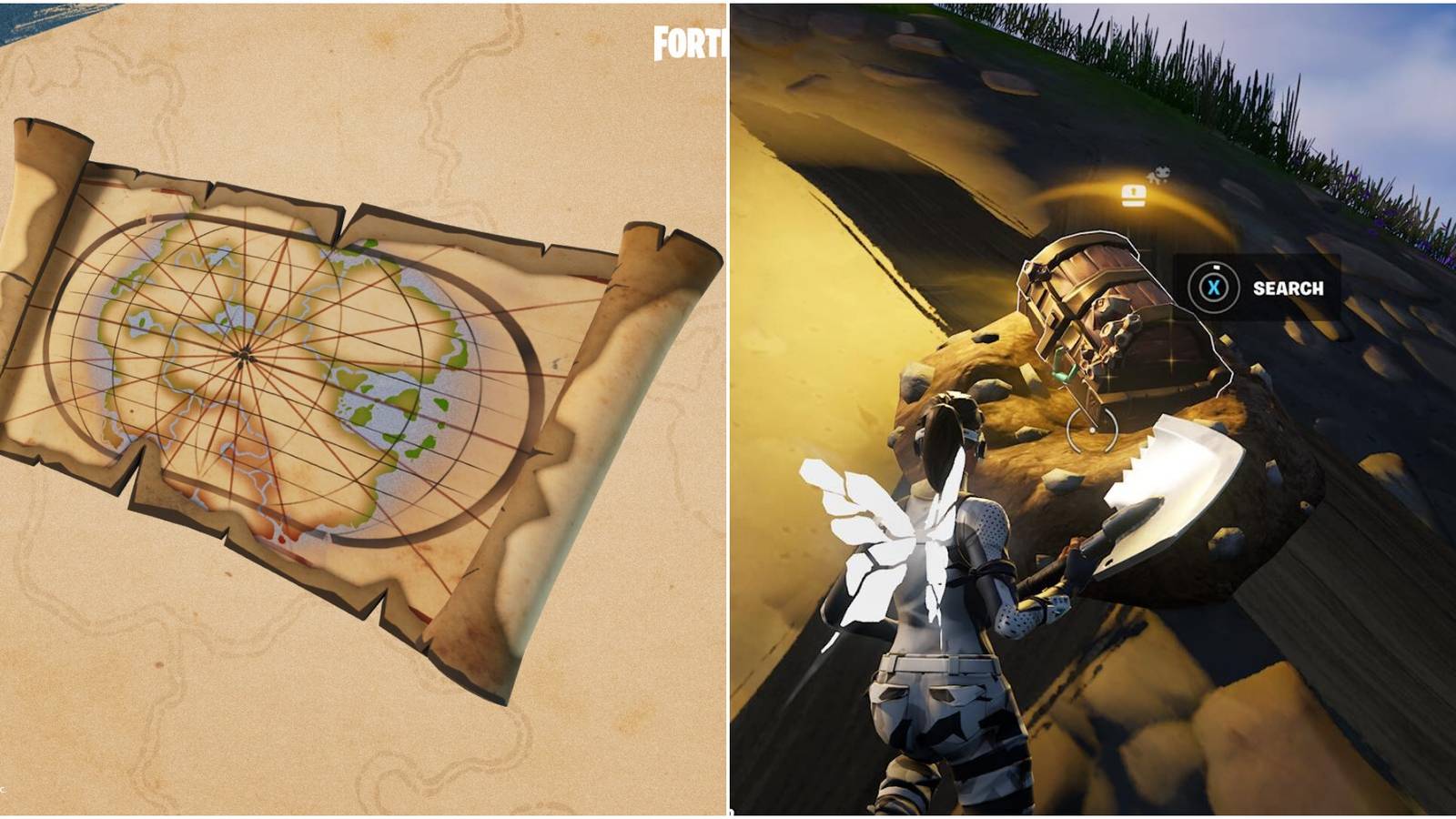 How To Use The New Uncharted Drake’s Map Item In Fortnite