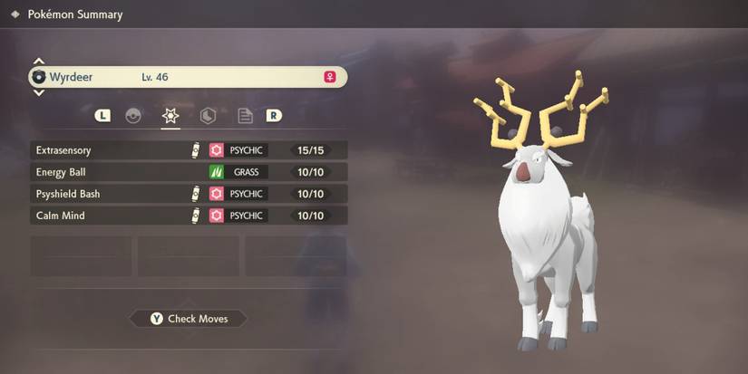 move summary for wyrdeer