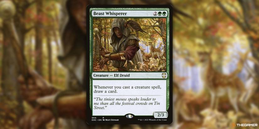 mtg cards like beast whisperer Beast Whisperer card draw in Magic the Gathering EDH