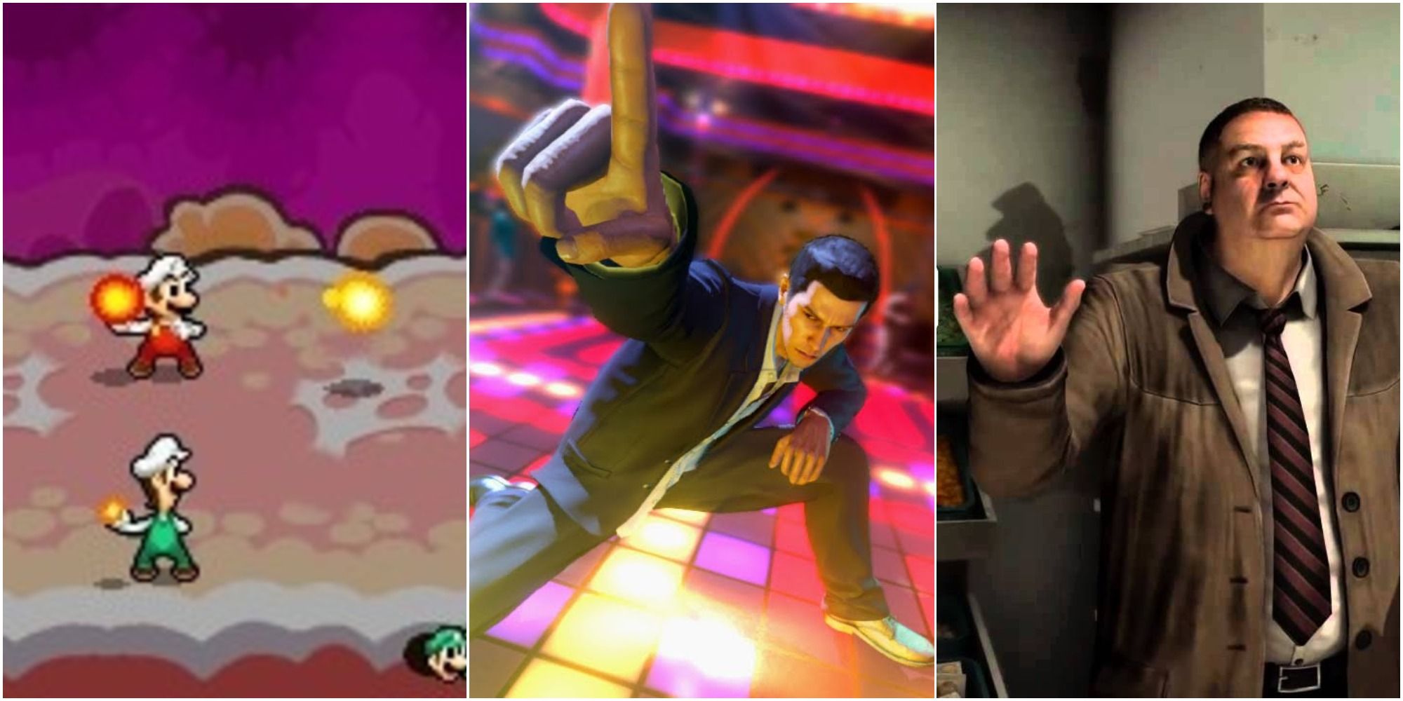 Mario & Luigi,: Bowser's Inside Story, Yakuza 0, Heavy Rain Split Feature Image