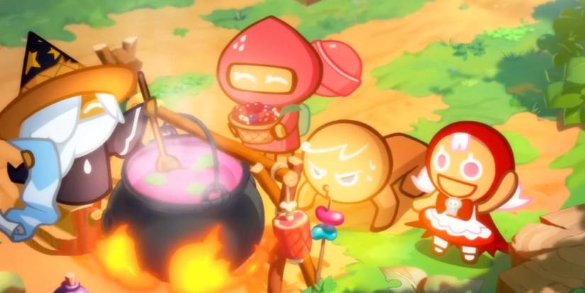 Cookies Cooking Out In The Field