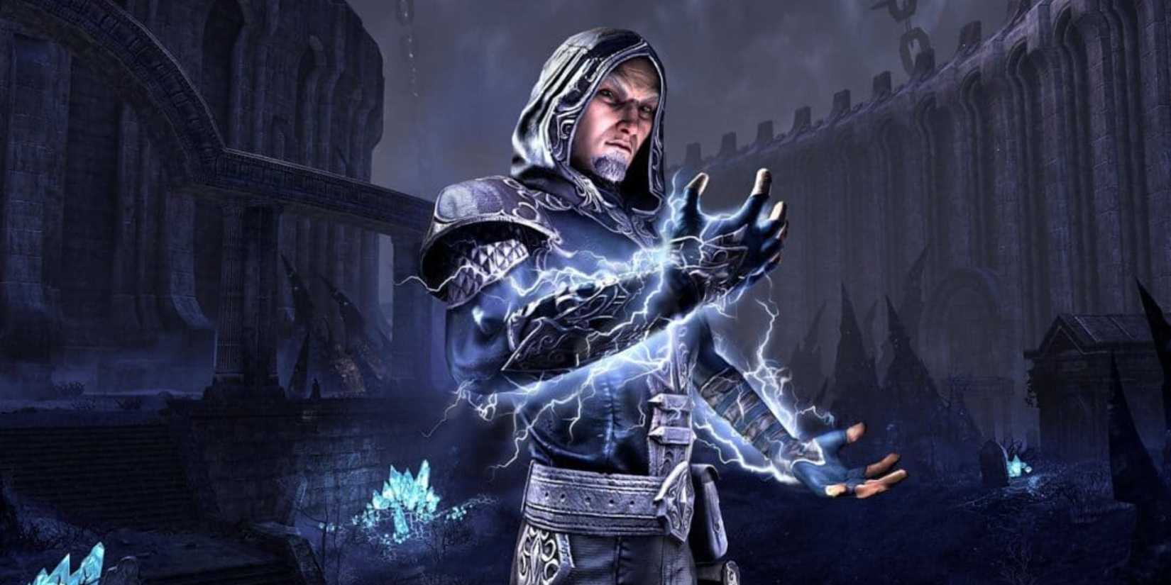 Wizard Casting Lightning