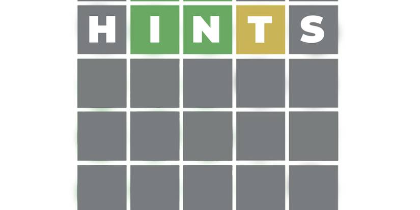 A Wordle grid that says 'Hints'.