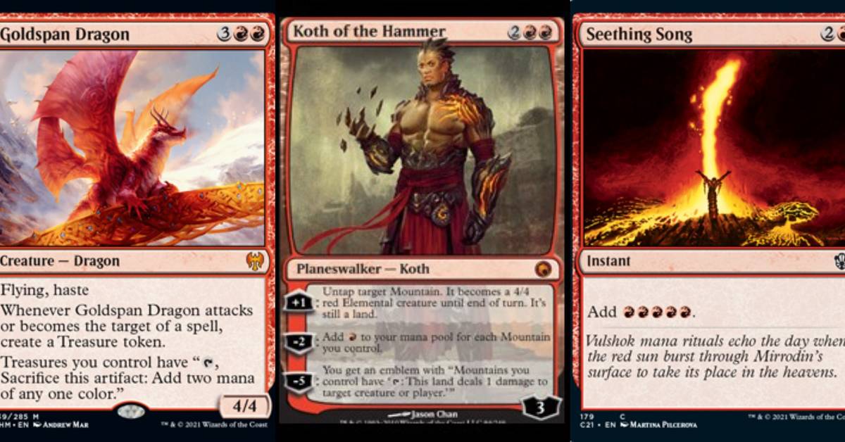 best red cards mtg modern Amazon.com: Red Burn Deck - Very Powerful - Modern Legal - Custom Built -  Magic The Gathering - MTG main image 1