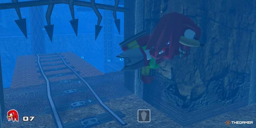 Sonic the Hedgehog - Knuckles swimming