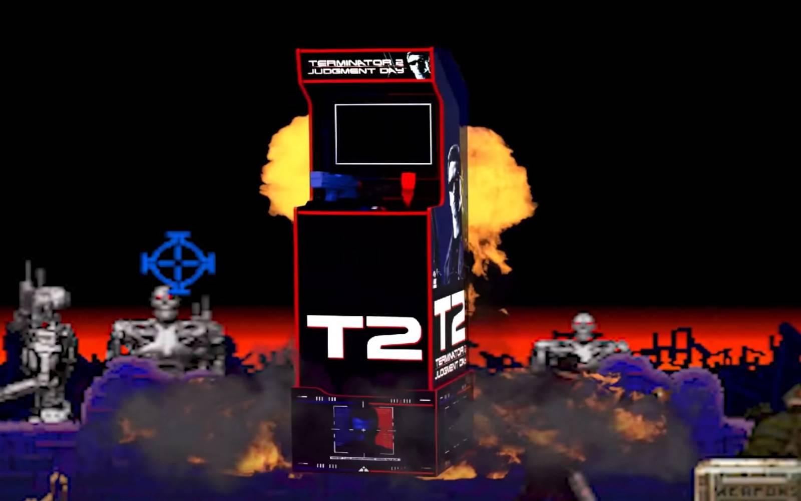 【一台のみ】激レア！arcade machine T2 judgment day Arcade1Up Terminator 2 Judgement Day Arcade Machine Assembly Service