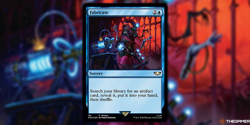 cards with fabricate mtg [2090] [Borderless] [Secret Lair X Sonic: Chasing Adventure] [Secret Lair Drop] [Foil]  Face to Face Games Search your library for an artifact card Fabricate (Card) | EDHREC