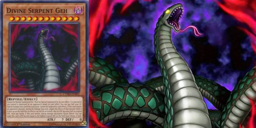 divine serpent yugioh card DIVINE SERPENT GEH *** ULTRA RARE MINT/NM DUPO-EN047 YUGIOH!