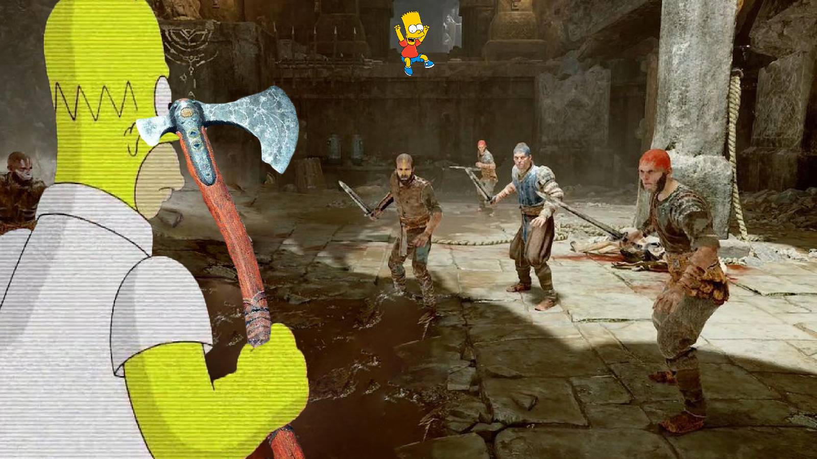 God Of War Mod Replaces Kratos And Atreus With Homer