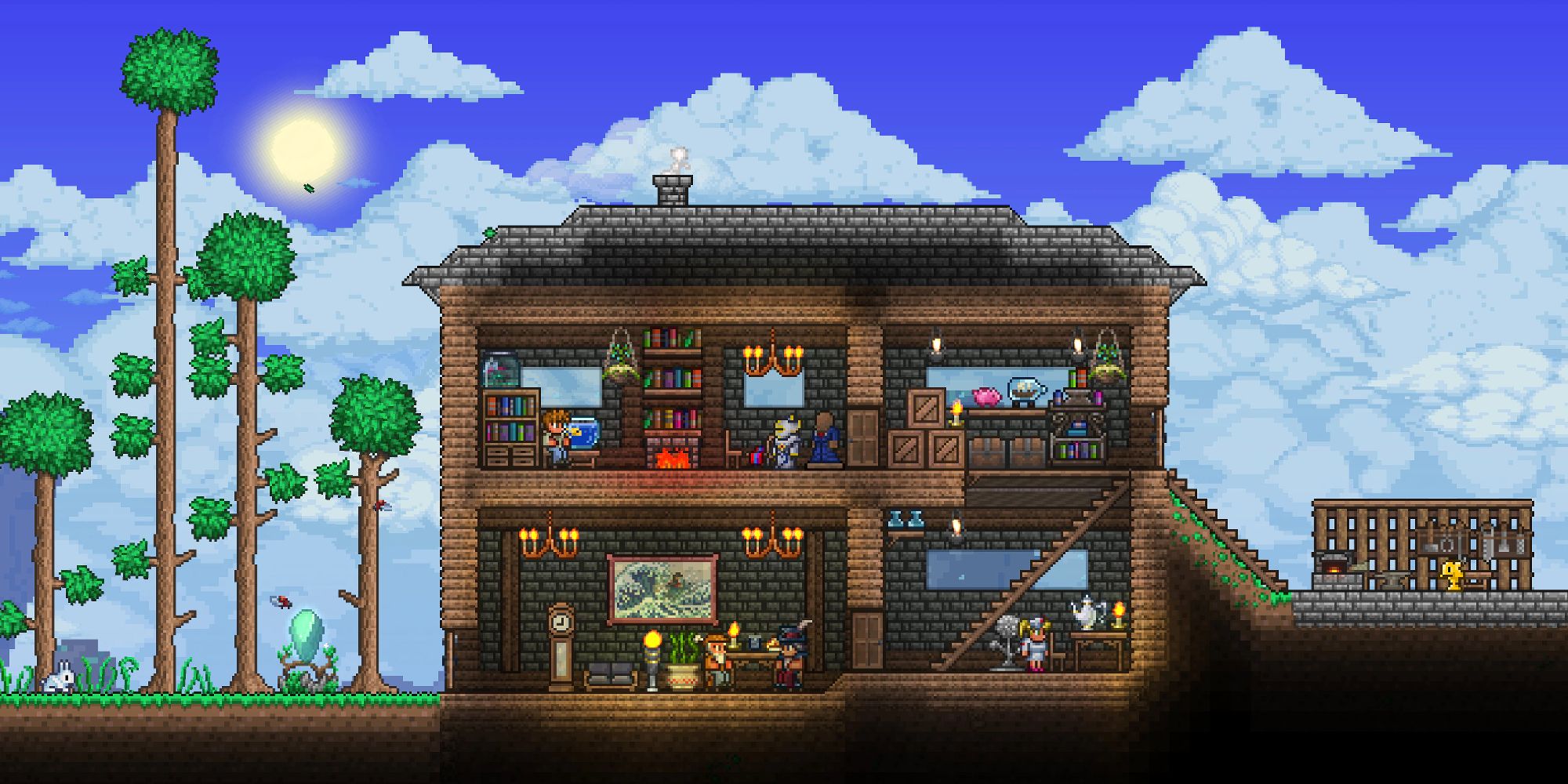 Terraria Review - Building Your Own Fun In A Dangerous World - Game Informer