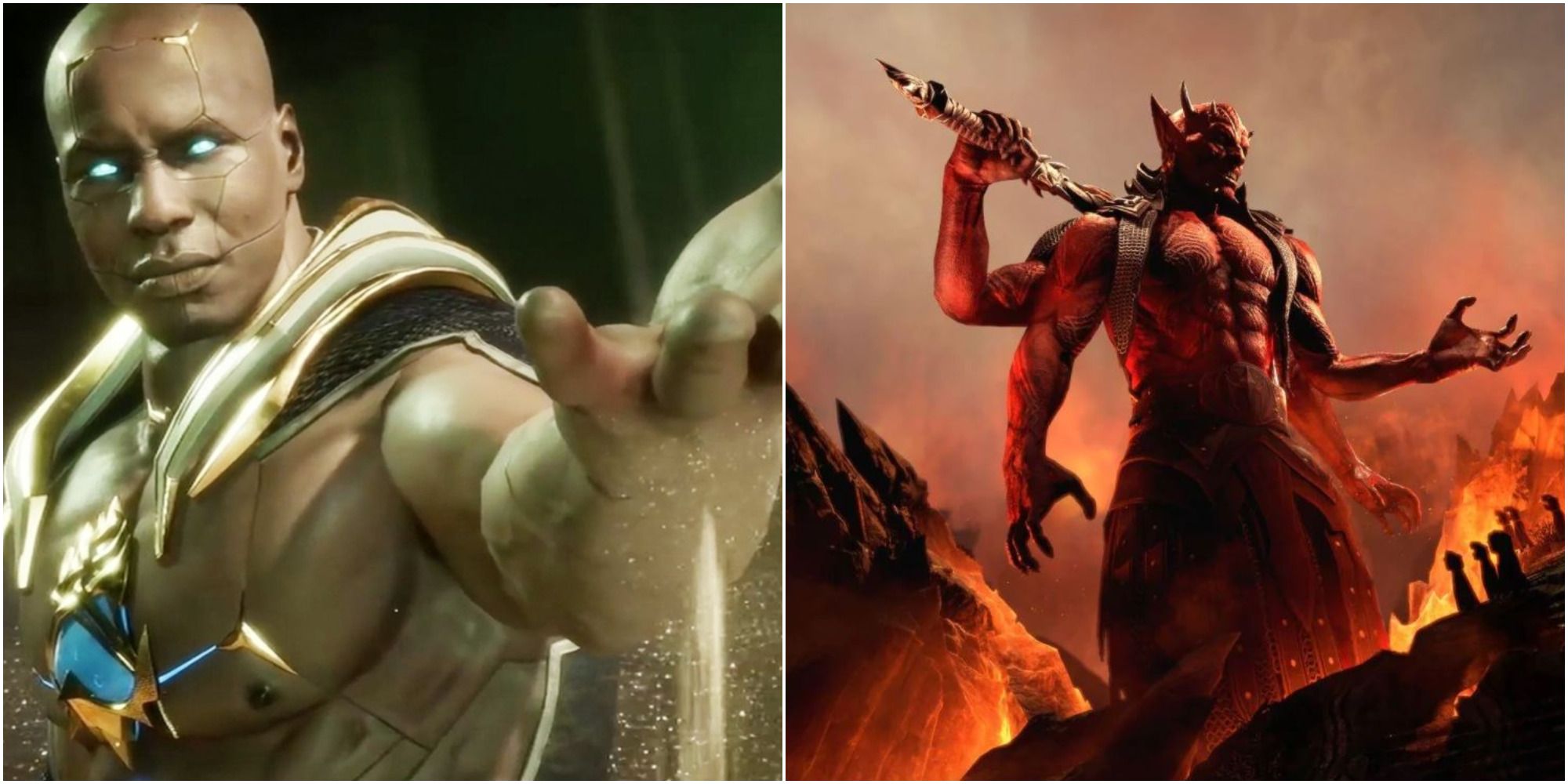 Geras from Mortal Kombat 11, Mehrunes Dagon from Elder Scrolls